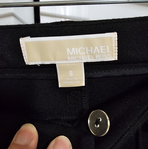 Michael Kors Ponte Knit Black Pants - Picture 6 of 10